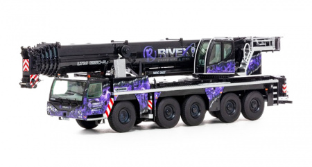 959/26 Масштабная модель Liebherr LTM1250-5.1 "Rivex" мобильный кран черный 1:50