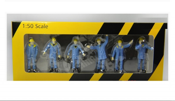 4068/03 Набор фигурок-строителей ( 6 шт.) 1:50