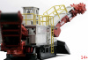 2513/0 Масштабная модель Sandvik MT720 Фрезерный станок (Проходческий комбайн) сувенирная продукция в масштабе 1:50