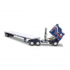 69-1657 Масштабная модель Liberty Series Kenworth® K100 COE Aerodyne Sleeper и 53-футовый прицеп-платформа Wilson® Roadbrute сувенирная продукция в масштабе 1 64