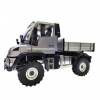 15051 Масштабная модель UNIMOG U423 RC ПОДЪЕМНЫЙ САМОСВАЛ МЕТАЛЛИЧЕСКИЙ КУЗОВ СО СВЕТОМ И ЗВУКОМ RTR ENGINEERING в масштабе 1:10