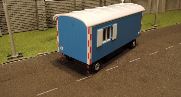 505/20 Масштабная модель историческая строительная площадка van 2axle, небесно-голубой в масштабе 1:50