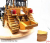40552 Масштабная модель бульдозер Cat D11 с угольным отвалом в масштабе 1:24 - литье под давлением