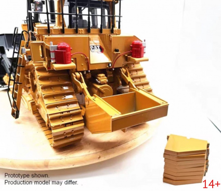 40552 Масштабная модель бульдозер Cat D11 с угольным отвалом в масштабе 1:24 - литье под давлением