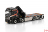 01-4669 Масштабная модель Грузовик с краном манипулятором BOUWRENT SCANIA R NORMAL CR20N 8X2 в масштабе 1 50