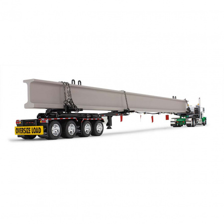 60-1673 Масштабная модель Peterbilt® Model 389 Day Cab с 4-осным прицепом ERMC Hydra-Steer  сувенирная продукция в масштабе 1 64