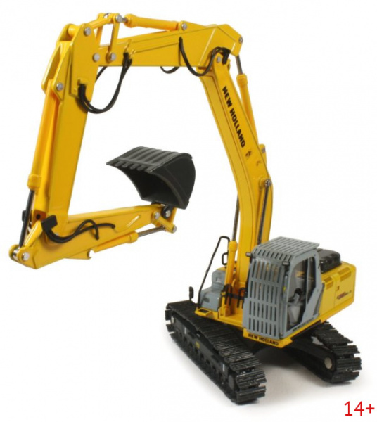 13722 Масштабная модель New Holland E215B экскаватора с длинной стрелой  в масштабе 1:50
