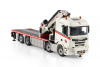 01-5197 Масштабная модель Манипулятор SCANIA R NORMAL CR20N RIGED FLATBED TRUCK 8X2 в масштабе 1 50