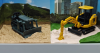 35006 Набор подарочный масштабные модели экскаватор Komatsu PC30E и бульдозер  G40 в масштабе 1:72