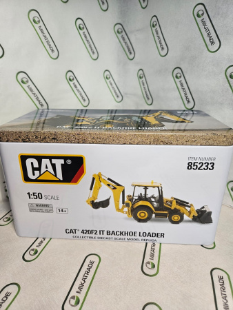 85233 Масштабная модель Cat 420F2 IT экскаватор-погрузчик в масштабе 1:50