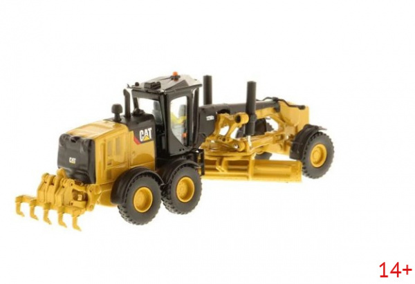 85520 Масштабная модель автогрейдер Cat 12M3, масштаб 1:87