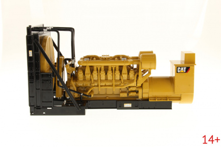 85100C Масштабная модель Cat 3516B генератор с двигателем 1:25 | Бизнес-подарок строителям | Коллекционная модель спецтехники