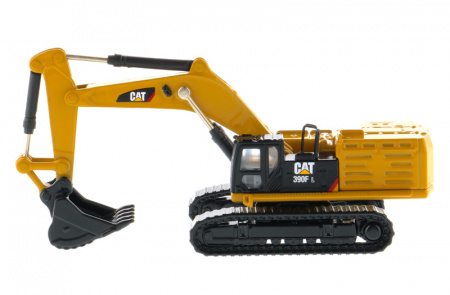 85537 Масштабная модель Cat 390F L гидравлический экскаватор, на блестящей подставке в масштабе 1:125
